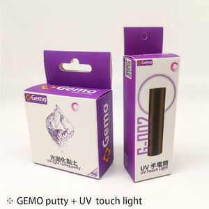 光固化補土 + UV電筒
