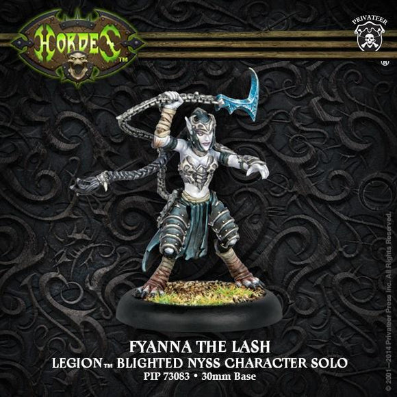 LEGION OF EVERBLIGHT-PIP73083 Fyanna the Lash—Legion Character Solo (white metal)