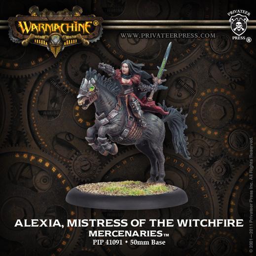 MERCENARIES-PIP41091 Alexia, Mistress of the Witchfire - Mercenary Cavalry Solo