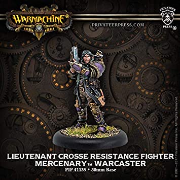 MERCENARIES-PIP41135 Lieutenant Gastone Crosse – Mercenary Warcaster (metal)