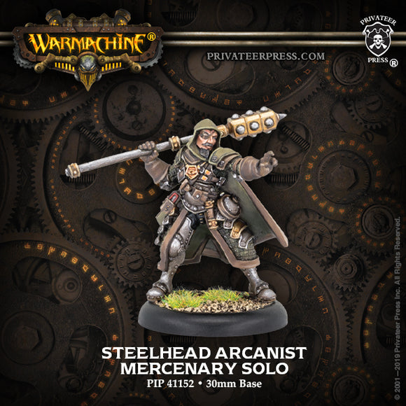 MERCENARIES-PIP41152 Steelhead Arcanist – Mercenary Solo (metal/resin)