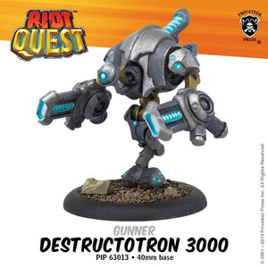 Riot Quest-PIP63013 Destructotron – Riot Quest Gunner (metal/resin)